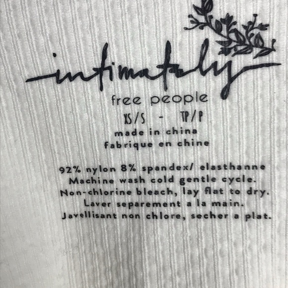 Free People Wide Rib Seamless Cami - Ivory - XS/S - Picture 6 of 6